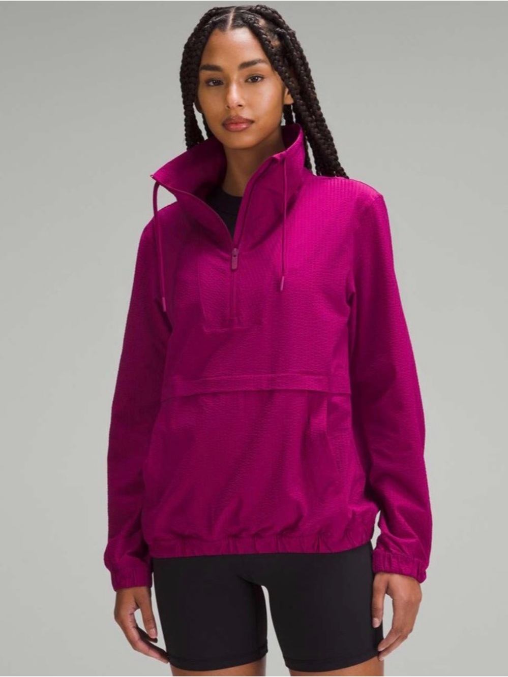 lululemon athletica Pack Lite Magenta Half-Zip Jacket